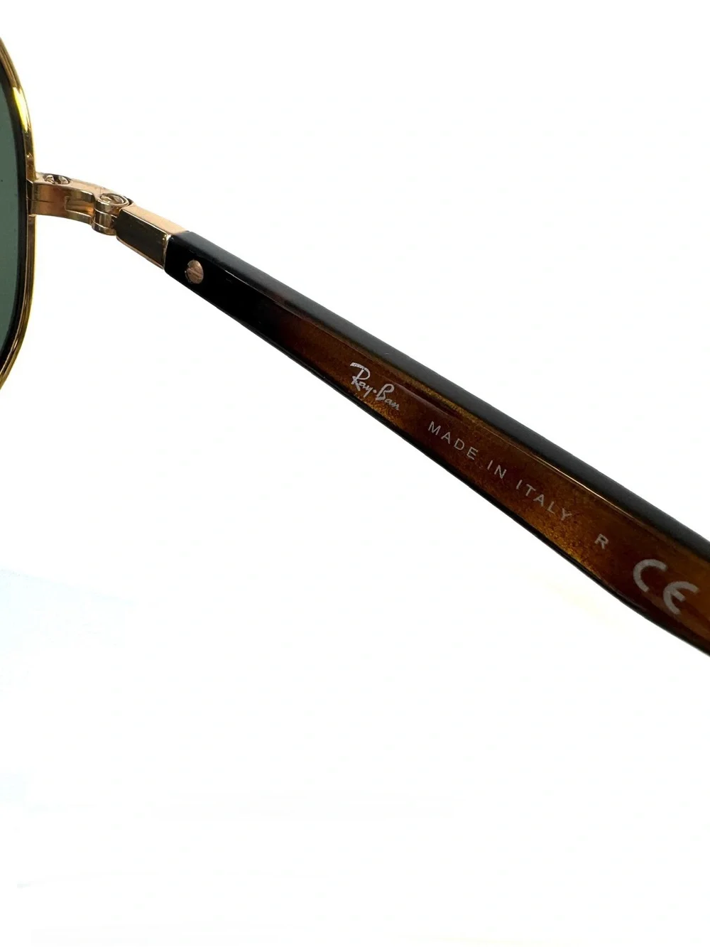 RAY BAN RB 3675 Sunglasses NEW Arista Gold / Green Made in Italy
